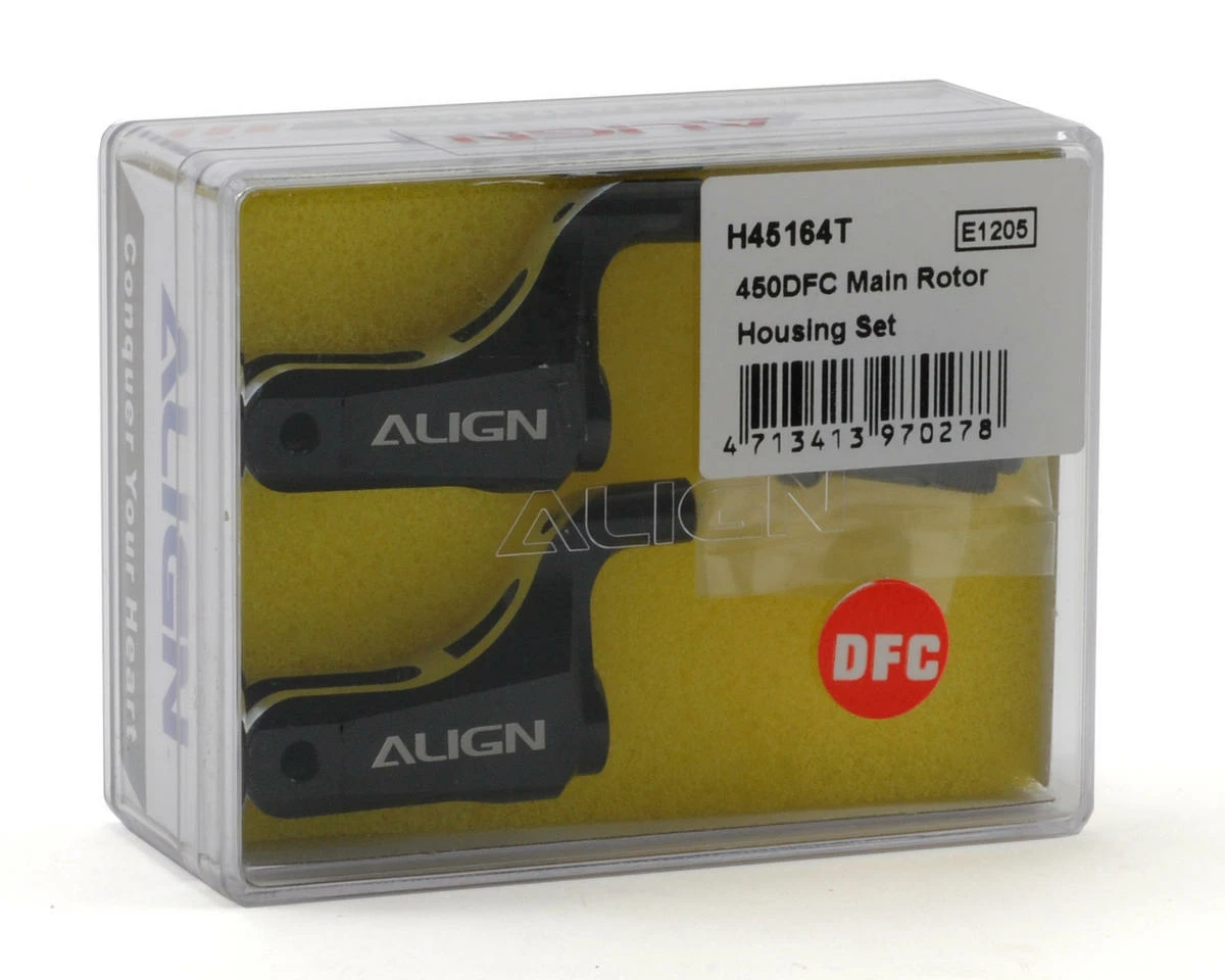 Align 450DFC Main Rotor Holder Set (Black) 2 Align 450DFC Main Rotor Holder Set (Black) - Image 2