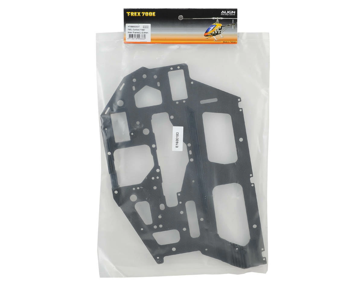 Align Carbon Fiber 2mm Main Frame (L) (700L Dominator) 2 Align Carbon Fiber 2mm Main Frame (L) (700L Dominator) - Image 2