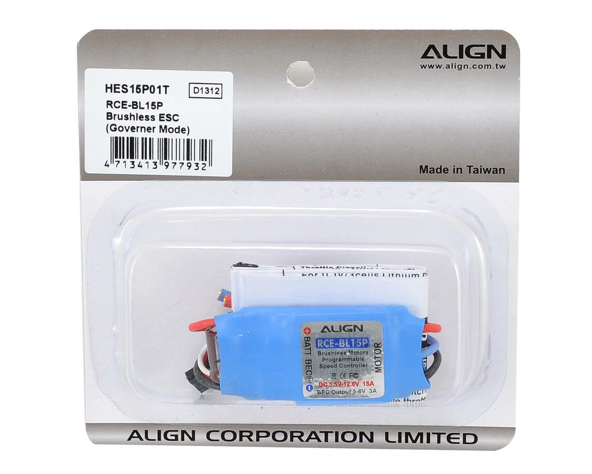Align RCE-BL15P Brushless ESC w/Governer Mode 2 Align RCE-BL15P Brushless ESC w/Governer Mode - Image 2