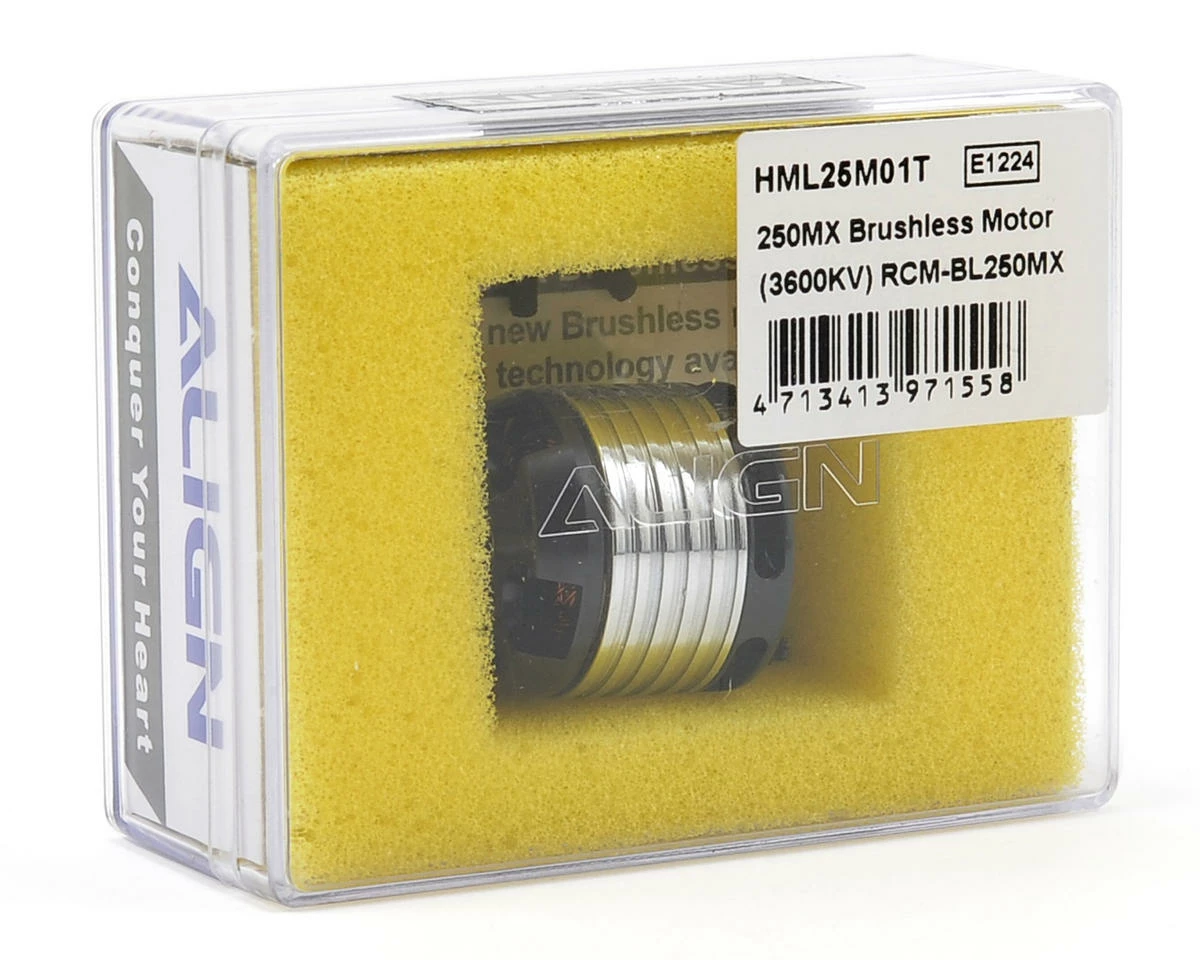 Align 250MX Brushless Motor (3600KV) 3 Align 250MX Brushless Motor (3600KV) - Image 3