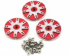 Align D6CJ Metal Servo Horn Set (3) (23T-JR/Sanwa/KO)