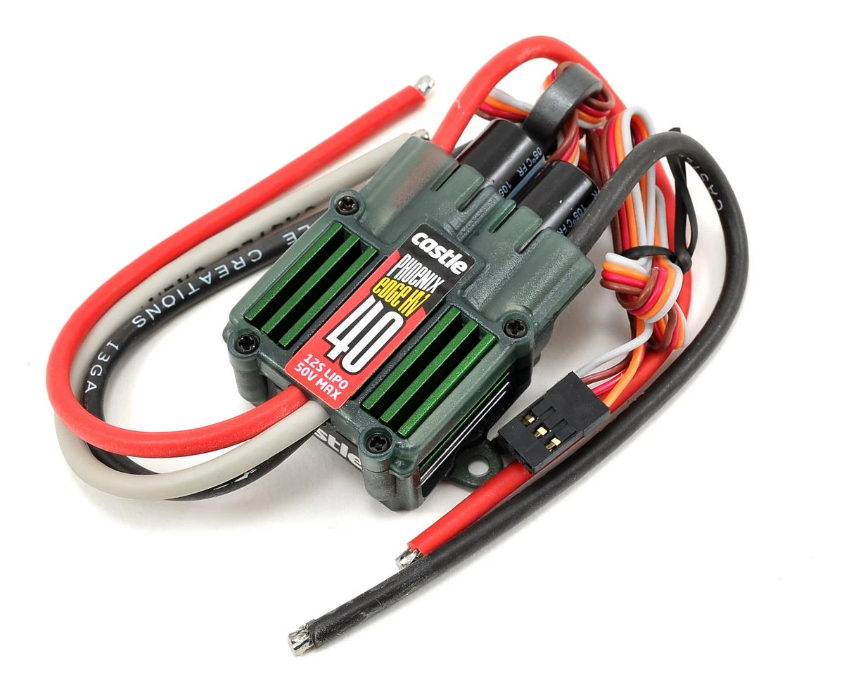 Castle Creations Phoenix Edge 40HV 50V 40-Amp ESC 1 Castle Creations Phoenix Edge 40HV 50V 40-Amp ESC
