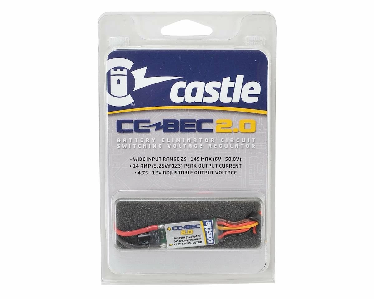 Castle Creations BEC 2.0 BEC Voltage Regulator (14 Amp) 2 Castle Creations BEC 2.0 BEC Voltage Regulator (14 Amp) - Image 2