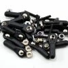 DuBro 6-32 Heavy Duty Ball Link Set (Black) (12)