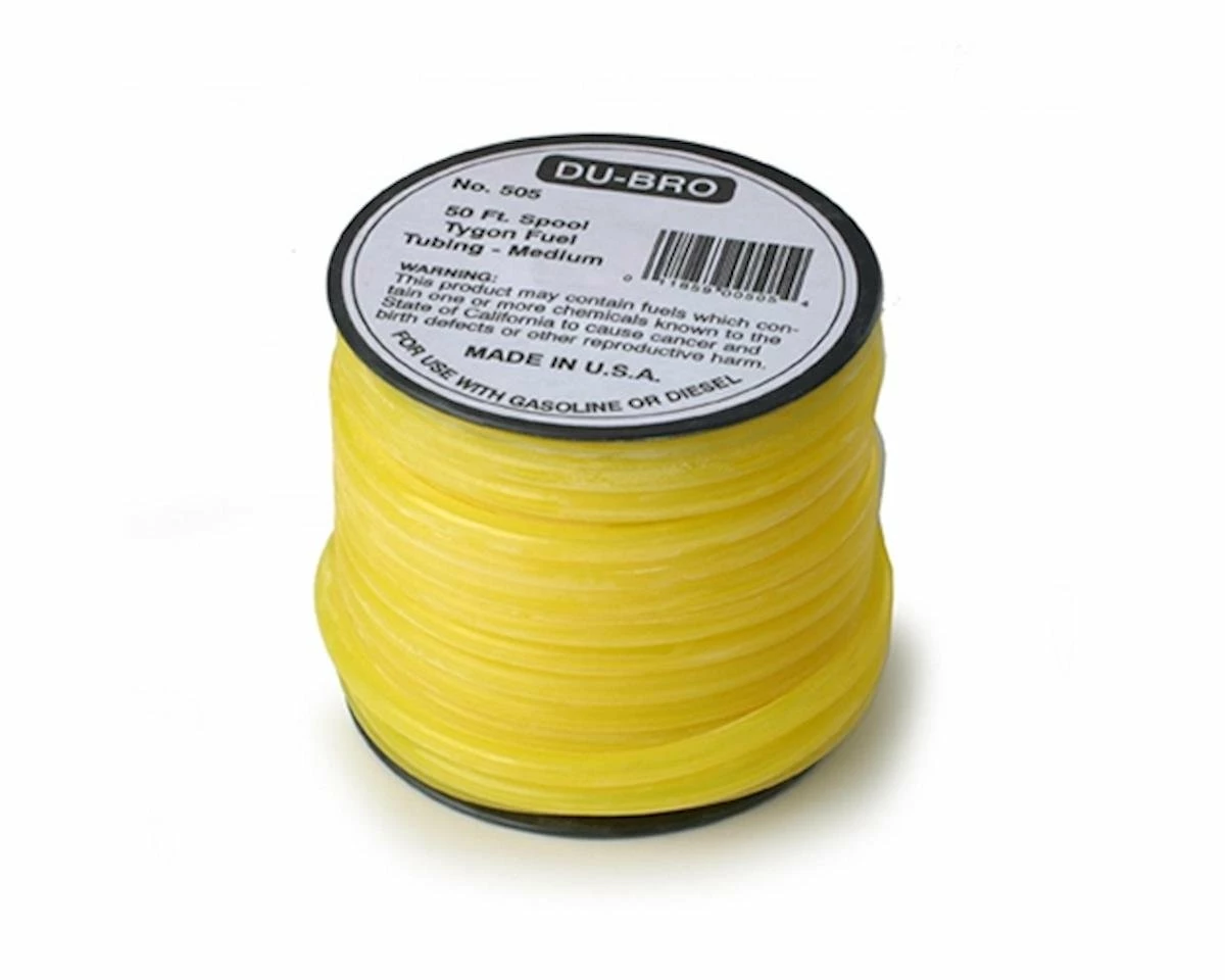 DuBro Medium Tygon Gas Fuel Tubing (50') 1 DuBro Medium Tygon Gas Fuel Tubing (50')