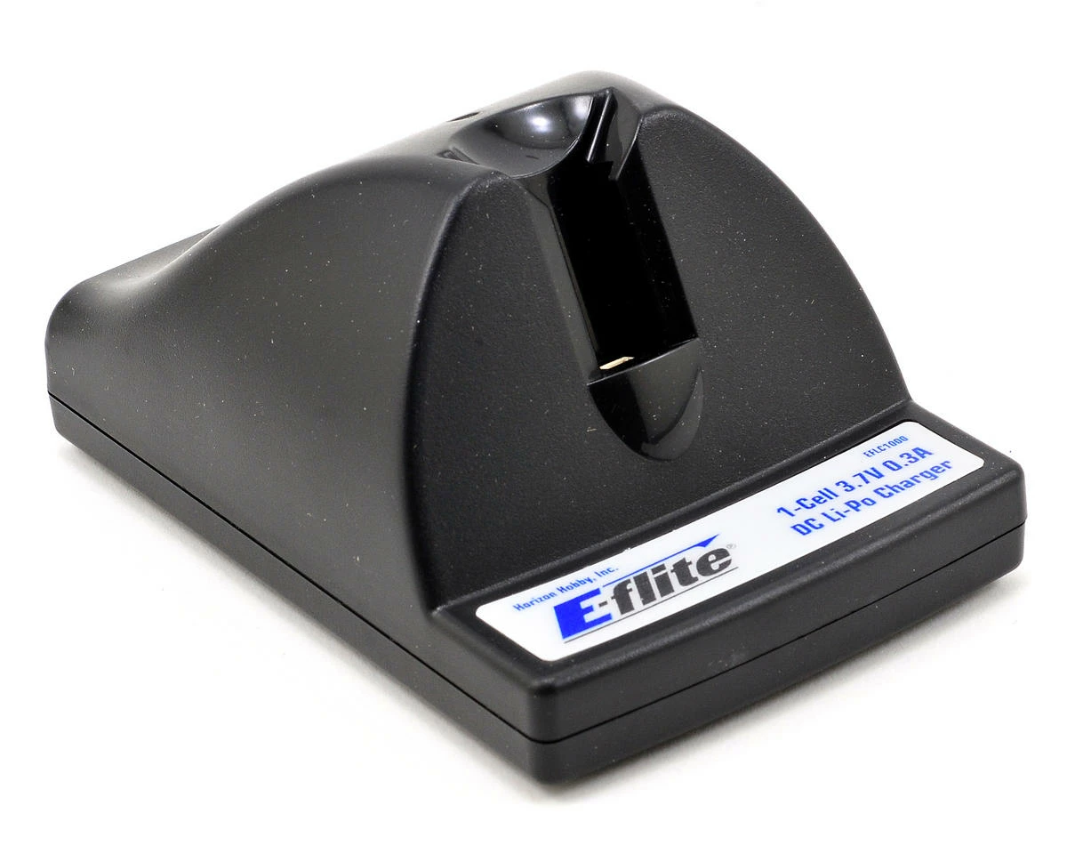 E-flite 1S 3.7V LiPo Charger w/Adapter Jack (0.3A) 1 E-flite 1S 3.7V LiPo Charger w/Adapter Jack (0.3A)