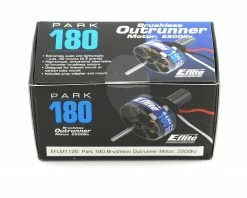 E-flite Park 180 Brushless Outrunner Motor, 2200Kv: 2mm Bullet -Helicopters Sales 2022 eflm1120 2