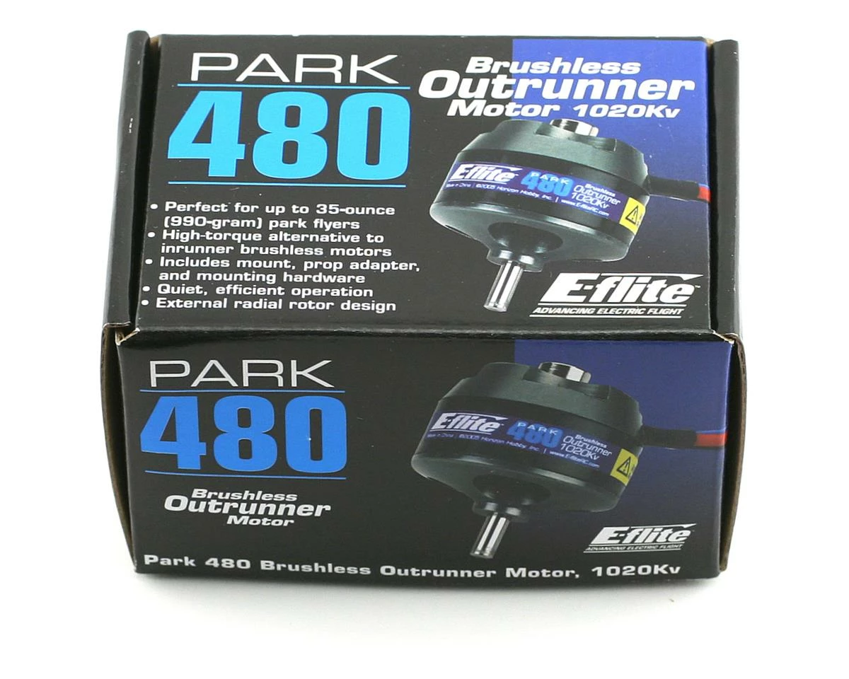 E-flite Park 480 Brushless Outrunner Motor, 1020Kv: 3.5mm Bullet 3 E-flite Park 480 Brushless Outrunner Motor, 1020Kv: 3.5mm Bullet - Image 3