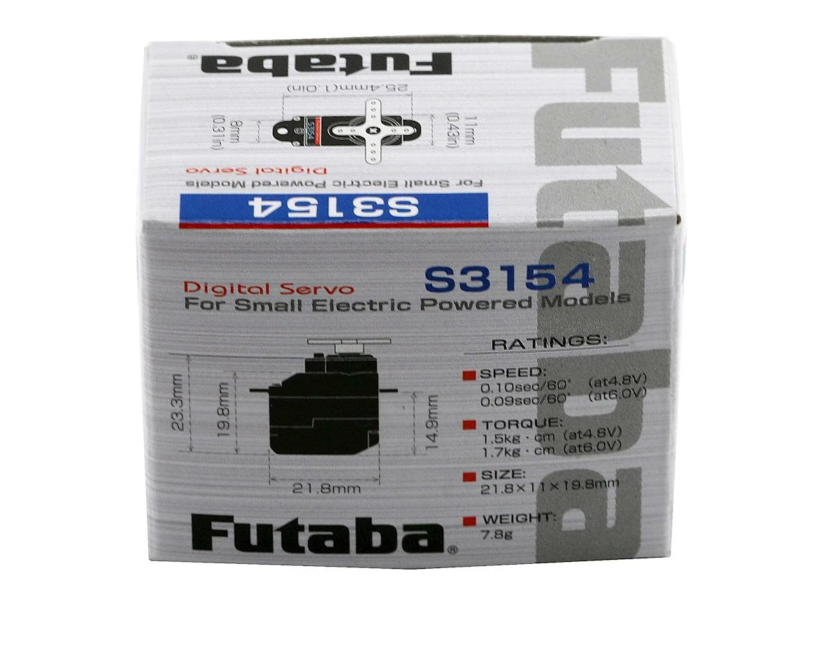 Futaba S3154 Digital High Torque Micro Servo 2 Futaba S3154 Digital High Torque Micro Servo - Image 2