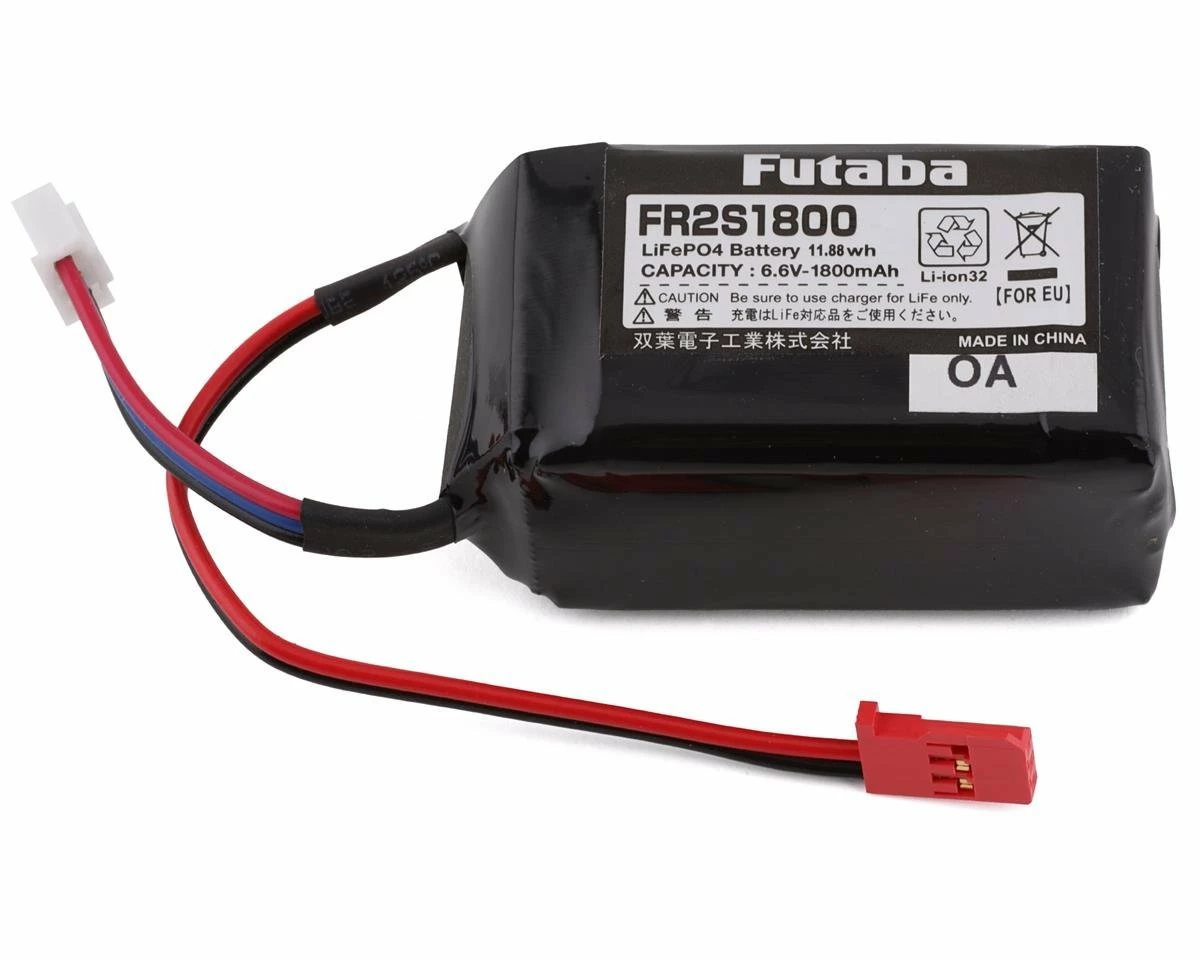 Futaba 2S LiFe Hump Receiver Battery Pack (6.6V/1800mAh) 1 Futaba 2S LiFe Hump Receiver Battery Pack (6.6V/1800mAh)