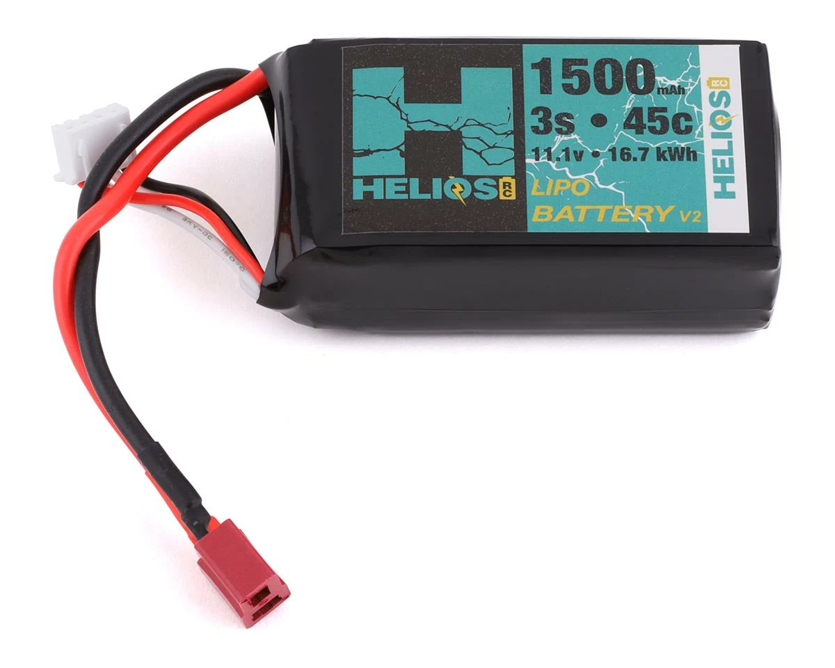 Helios RC 3S 45C LiPo Battery w/Deans Connector (11.1V/1500mAh) 1 Helios RC 3S 45C LiPo Battery w/Deans Connector (11.1V/1500mAh)