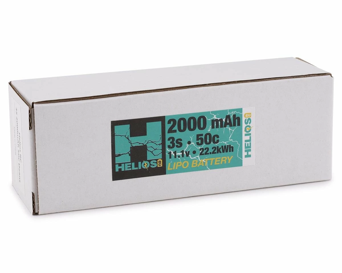 Helios RC 3S 50C LiPo Battery w/Deans Connector (11.1V/2000mAh) 2 Helios RC 3S 50C LiPo Battery w/Deans Connector (11.1V/2000mAh) - Image 2