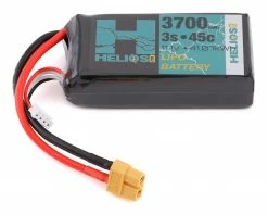 Helios RC 3S 45C Shorty LiPo Battery w/XT60 Connector (11.1V/3700mAh)
