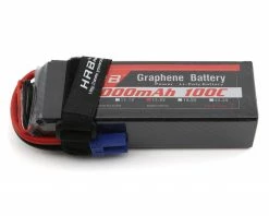 HRB 4S 100C Graphene LiPo Battery (14.8V/6000mAh) w/EC5 Connector