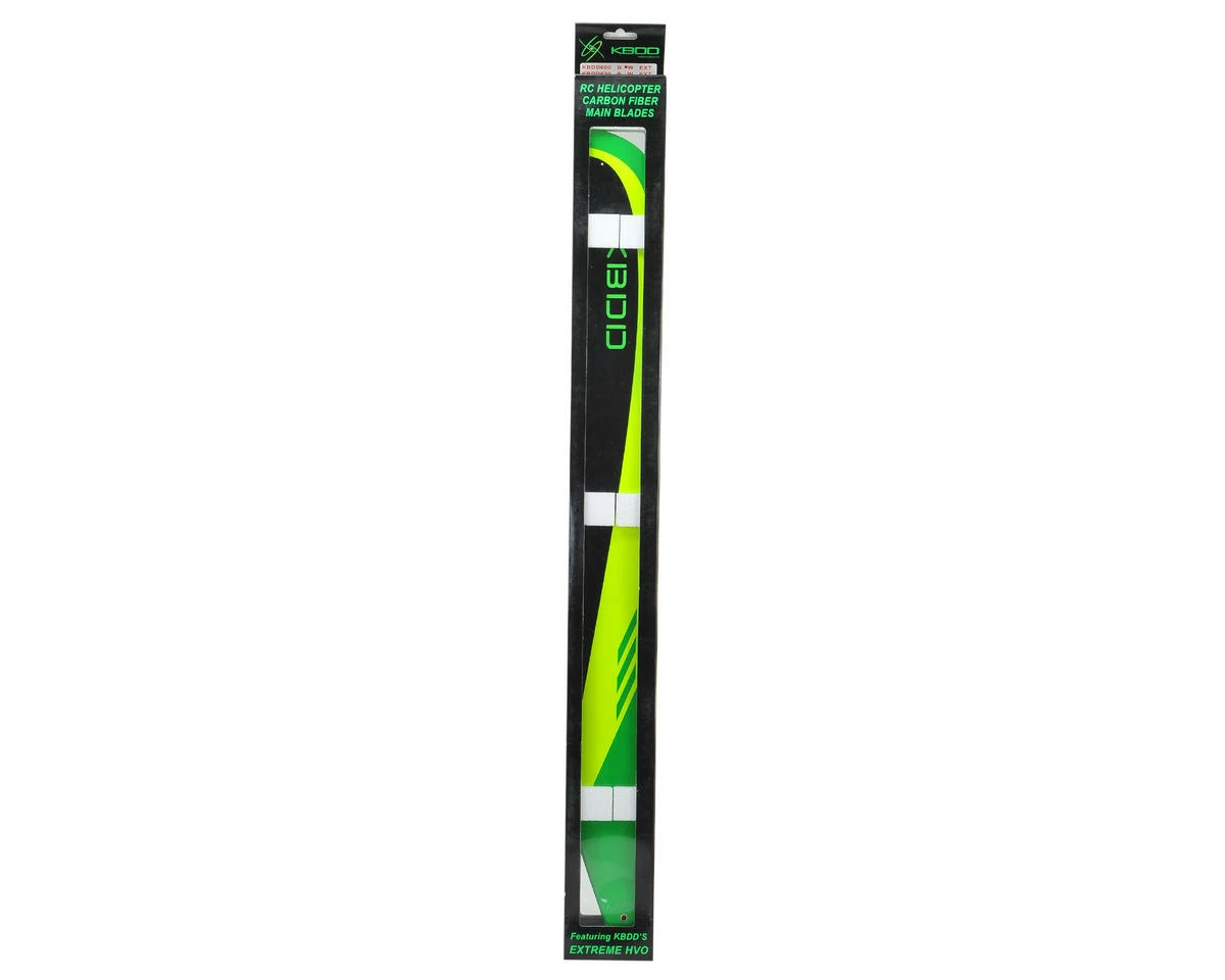 KBDD International 600mm Carbon Fiber Main Blade (Black) 2 KBDD International 600mm Carbon Fiber Main Blade (Black) - Image 2