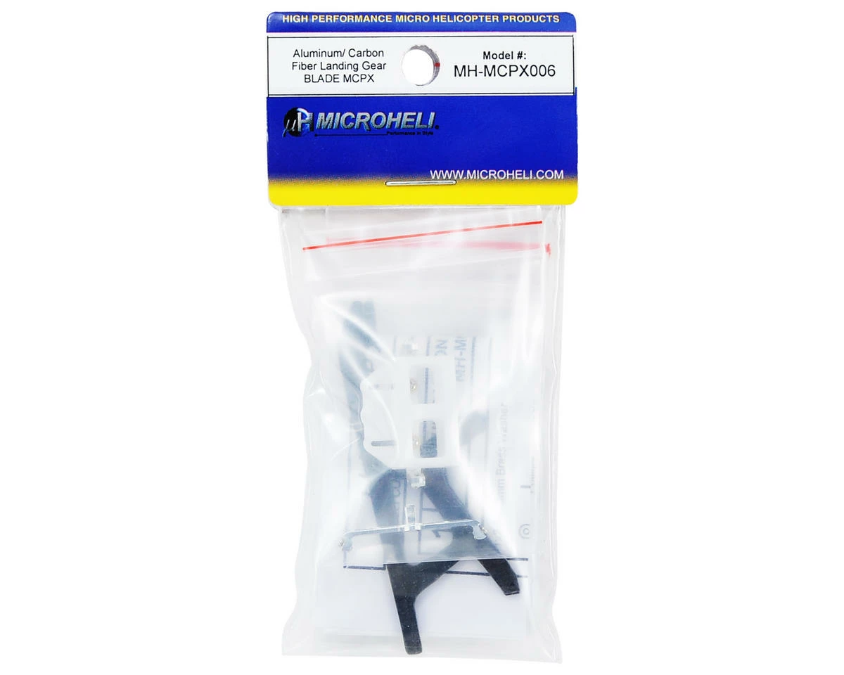 MicroHeli Aluminum/Carbon Fiber Landing Gear Set (mCP X) 2 MicroHeli Aluminum/Carbon Fiber Landing Gear Set (mCP X) - Image 2