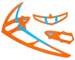 Mikado Tail Rotor Fin Set (Neon Red)