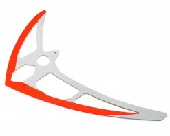 Mikado Logo 700 Carbon Vertical Fin (White/Orange)