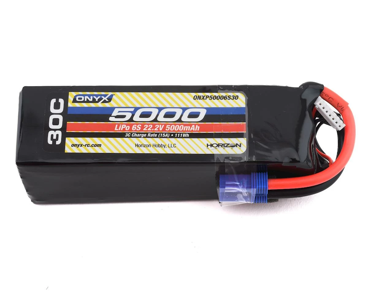 Onyx 6S 30C LiPo Battery w/EC5 (22.2V/5000mAh) 1 Onyx 6S 30C LiPo Battery w/EC5 (22.2V/5000mAh)