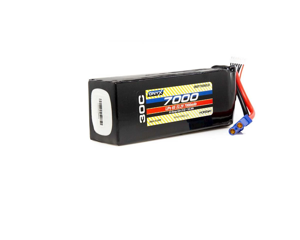 Onyx 6S 30C LiPo Battery w/EC5 (22.2V/7000mAh) 1 Onyx 6S 30C LiPo Battery w/EC5 (22.2V/7000mAh)