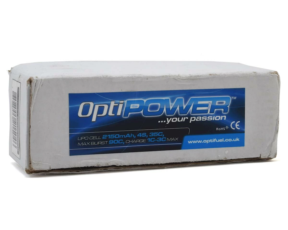Optipower 4S 35C LiPo Battery (14.8V/2150mAh) 2 Optipower 4S 35C LiPo Battery (14.8V/2150mAh) - Image 2