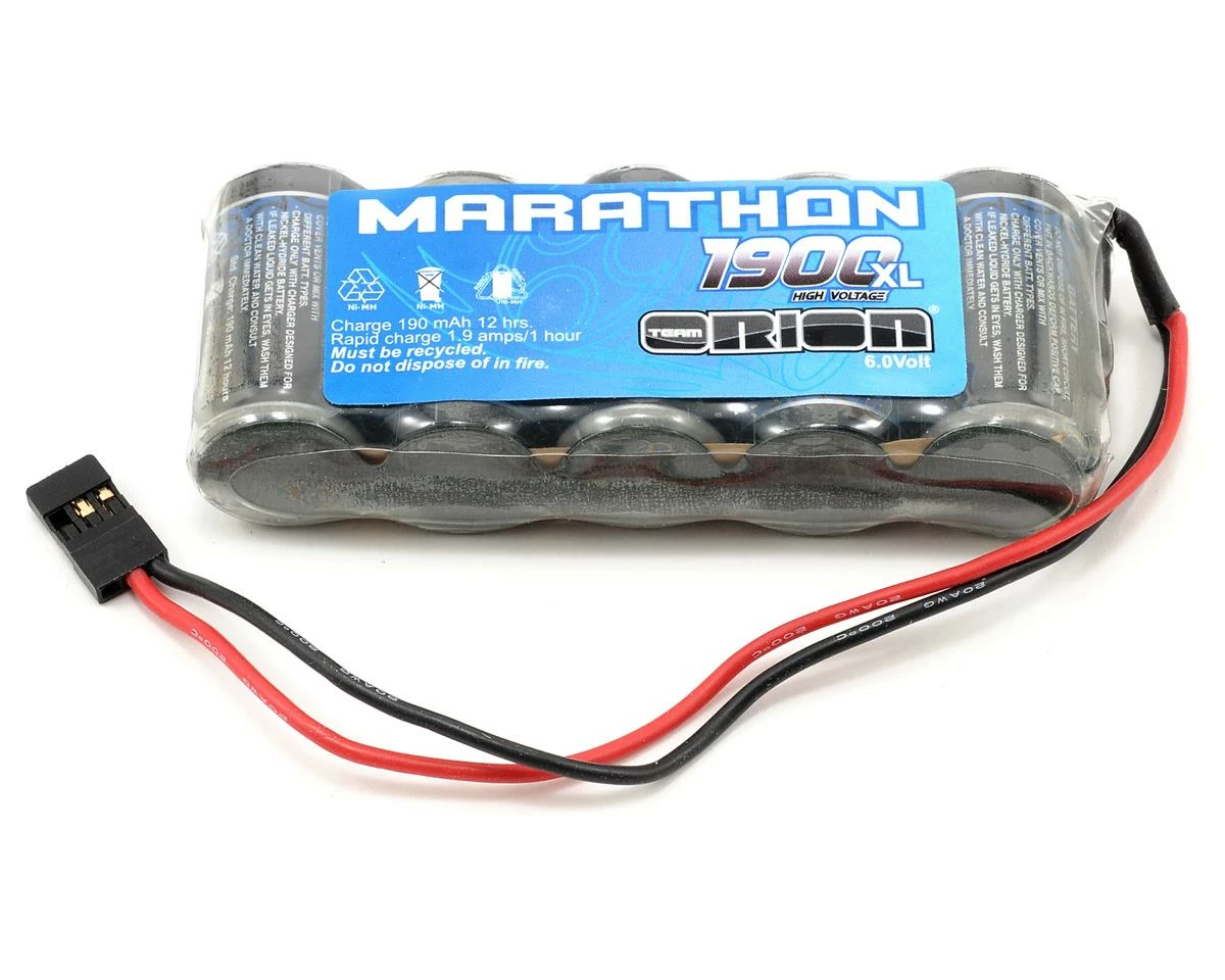 Team Orion Marathon XL 1900 NiMH 5C Flat Receiver Pack 1 Team Orion Marathon XL 1900 NiMH 5C Flat Receiver Pack