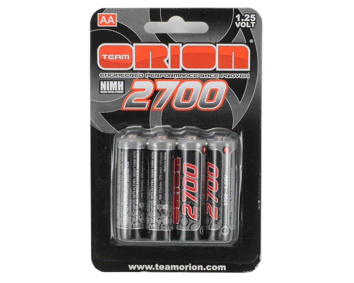 Team Orion NiMH AA Loose Battery Cells (1.2V/2700mAh) (4) 2 Team Orion NiMH AA Loose Battery Cells (1.2V/2700mAh) (4) - Image 2