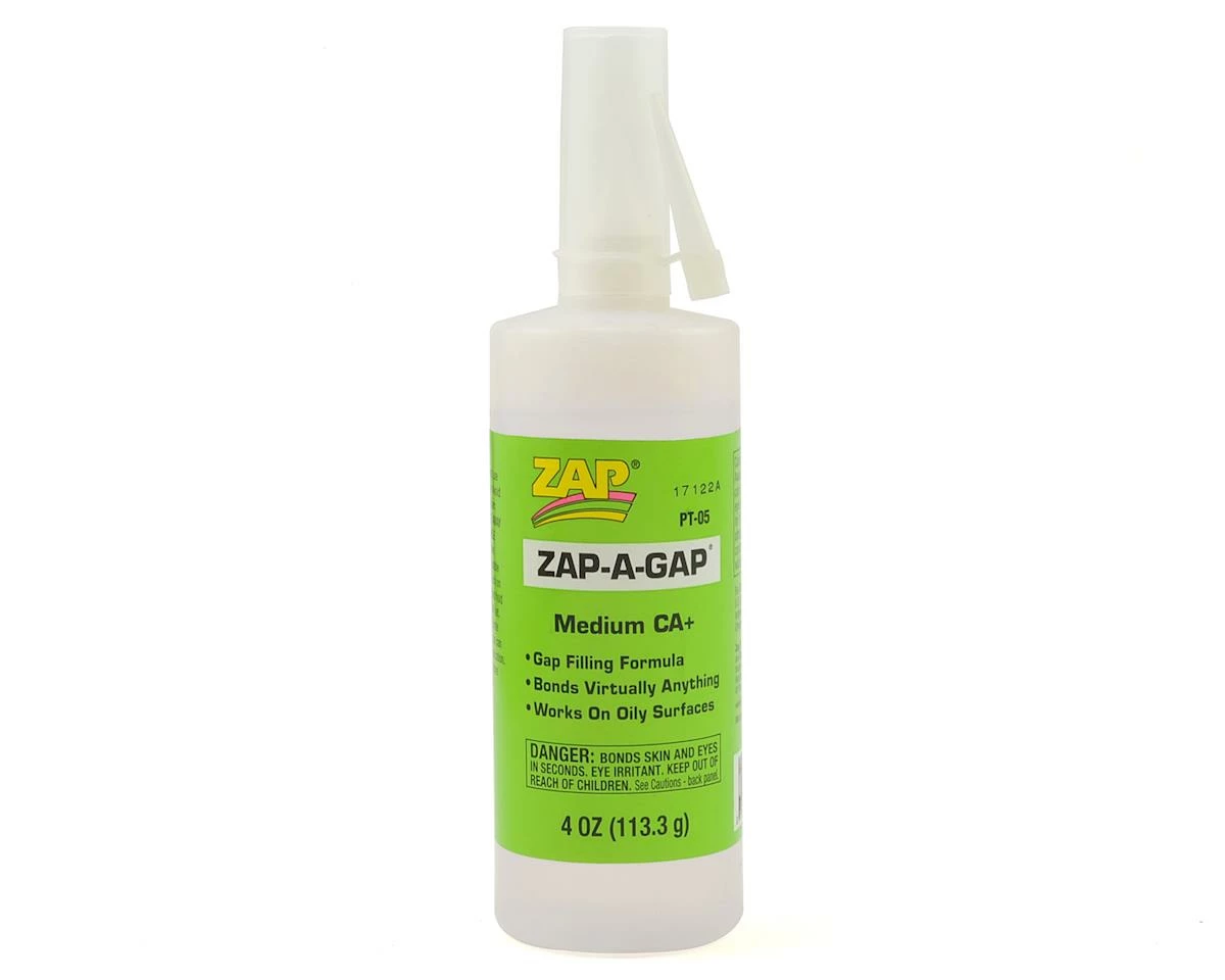 Pacer Technology Zap-A-Gap CA+ Glue (Medium) (4oz) 1 Pacer Technology Zap-A-Gap CA+ Glue (Medium) (4oz)