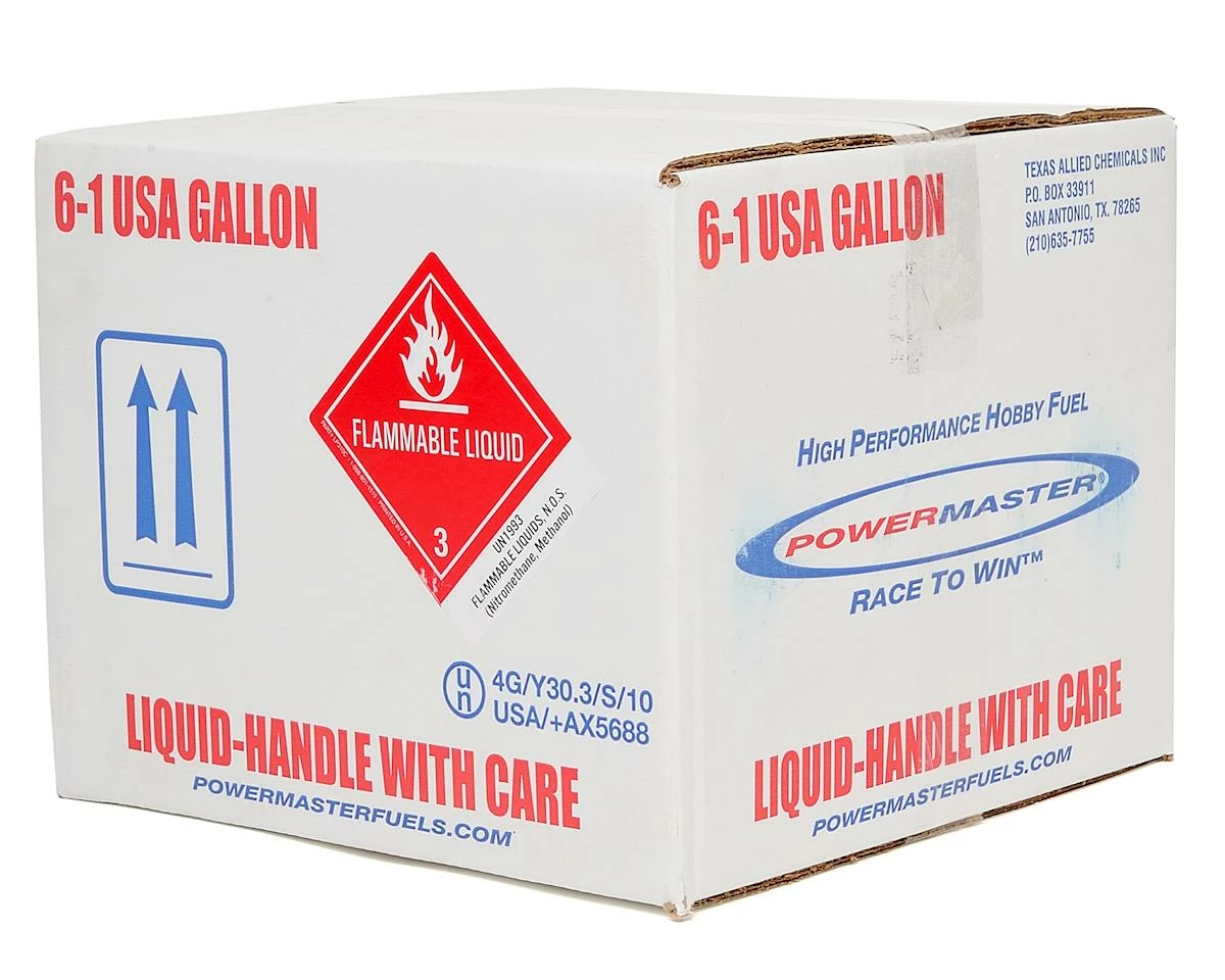 PowerMaster 15% Helicopter Fuel (23% Synthetic Low-Viscosity Blend) (Six Gallon) 2 PowerMaster 15% Helicopter Fuel (23% Synthetic Low-Viscosity Blend) (Six Gallon) - Image 2