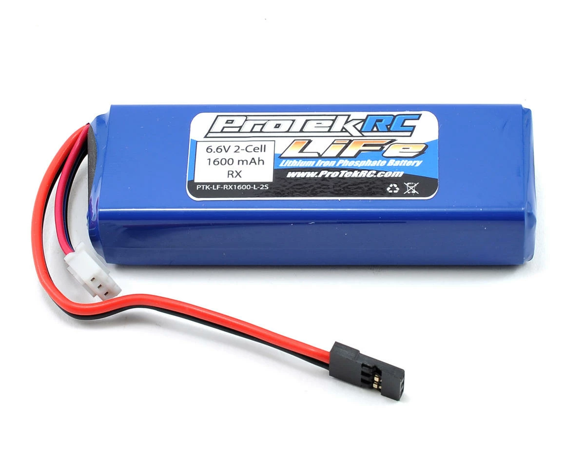 ProTek RC LiFe Mugen/AE/8ight-X Receiver Battery Pack (6.6V/1600mAh) (w/Balancer Plug) 1 ProTek RC LiFe Mugen/AE/8ight-X Receiver Battery Pack (6.6V/1600mAh) (w/Balancer Plug)