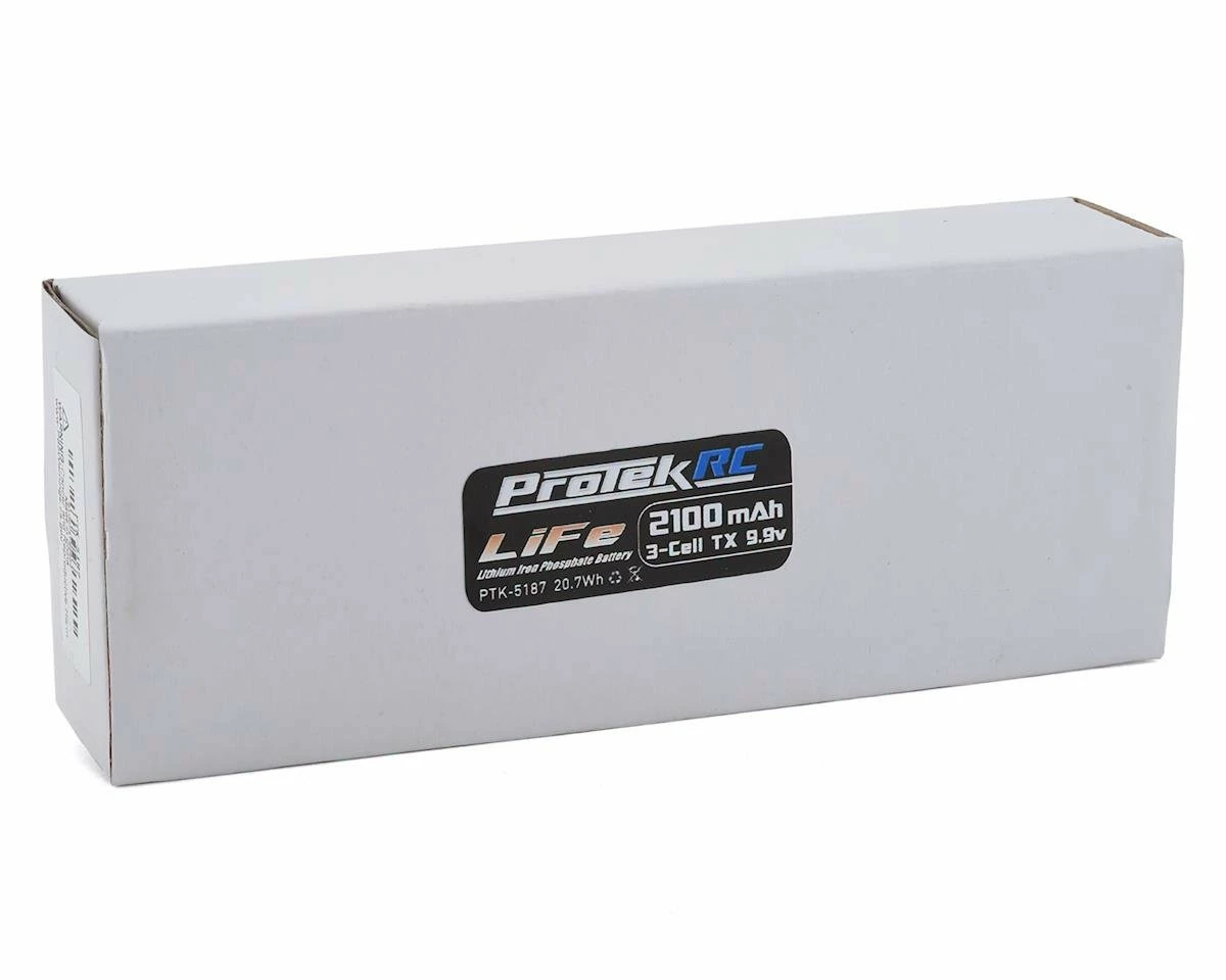 ProTek RC LiFe Futaba, JR, Spektrum, KO, Transmitter Battery (9.9V/2100mAh) 2 ProTek RC LiFe Futaba, JR, Spektrum, KO, Transmitter Battery (9.9V/2100mAh) - Image 2