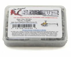 RC Screwz Align T-Rex 700 Nitro Stainless Steel Screw Kit