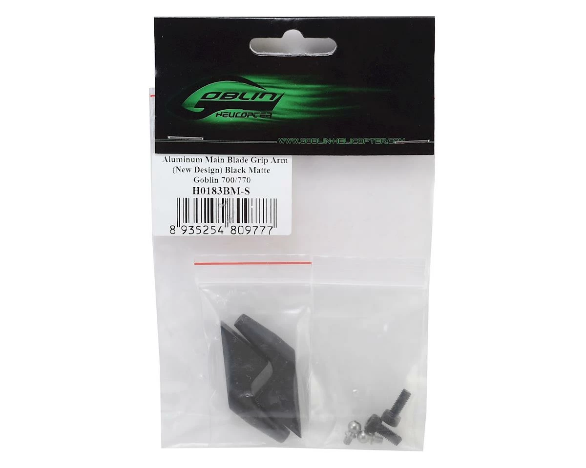 SAB Goblin Goblin 700/770 Aluminum Main Blade Grip Arm Set (Black Edition) (Updated) 2 SAB Goblin Goblin 700/770 Aluminum Main Blade Grip Arm Set (Black Edition) (Updated) - Image 2