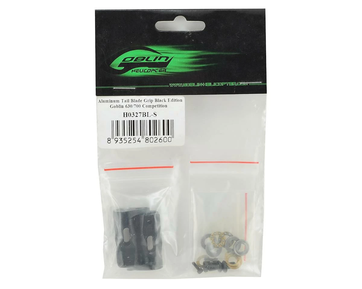 SAB Goblin Aluminum Tail Blade Grip Black Edition (630/700 Competition) 2 SAB Goblin Aluminum Tail Blade Grip Black Edition (630/700 Competition) - Image 2