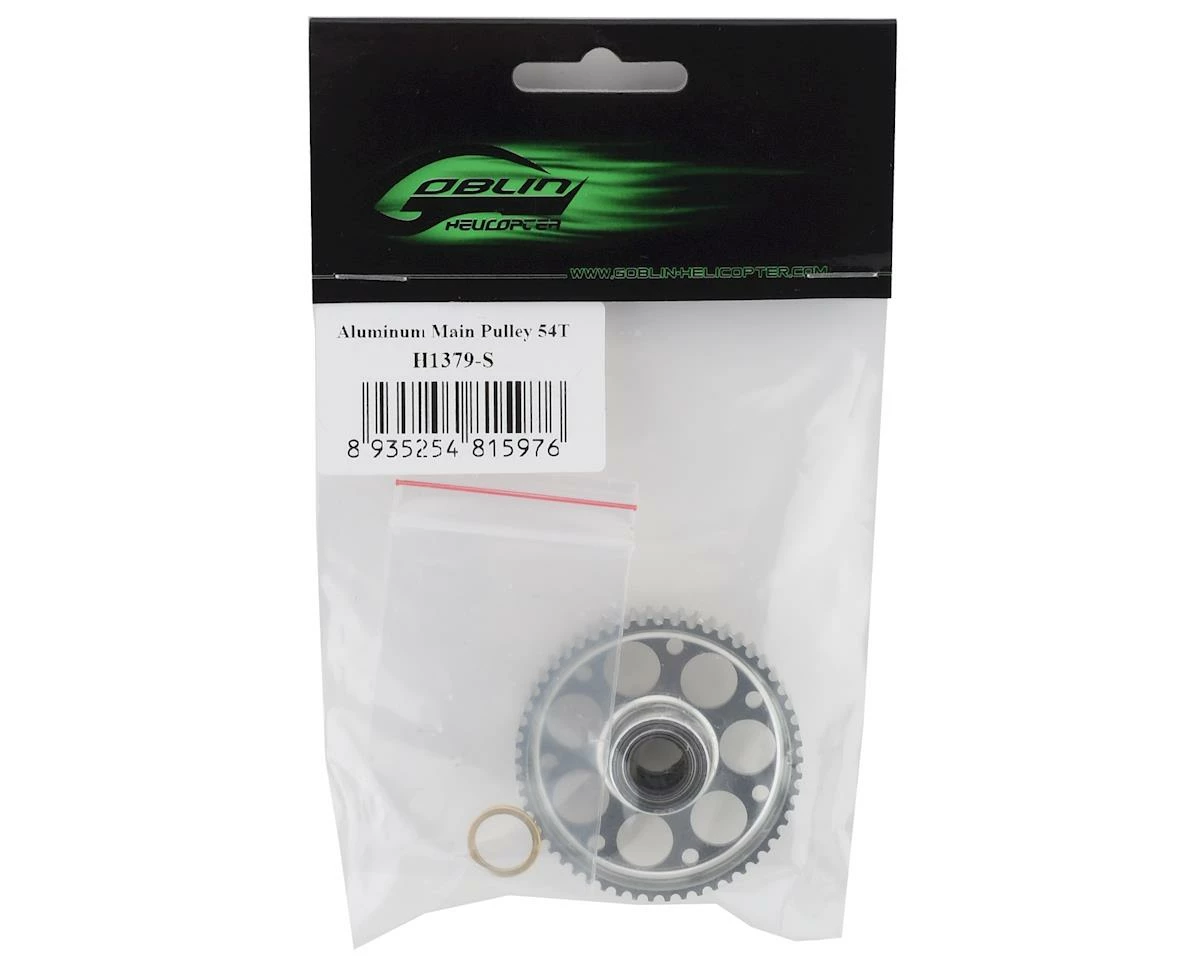 SAB Goblin 54T Aluminum Pulley (Kraken 580 Nitro) 2 SAB Goblin 54T Aluminum Pulley (Kraken 580 Nitro) - Image 2