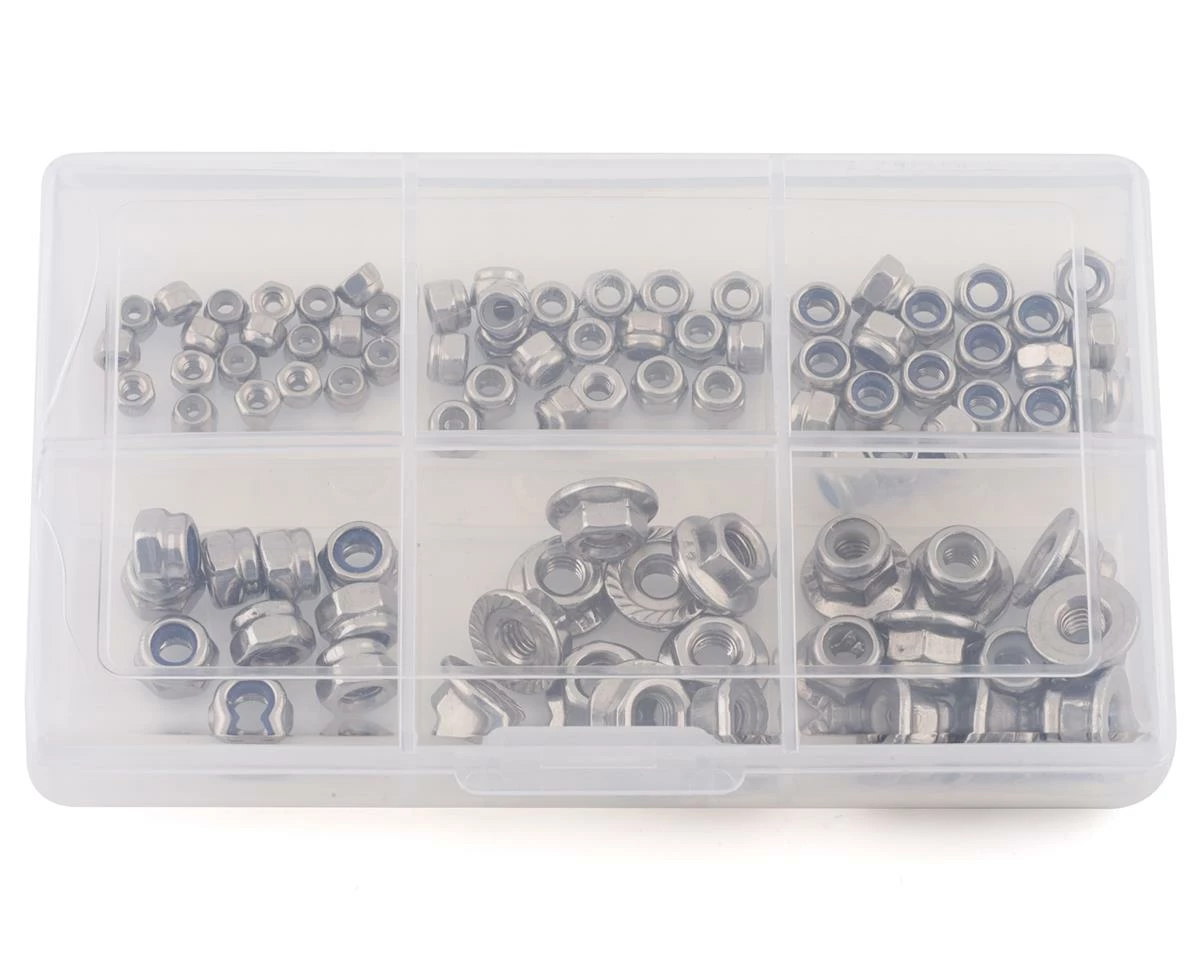 Samix Stainless Steel Lock Nut Set w/Storage Box (90) 1 Samix Stainless Steel Lock Nut Set w/Storage Box (90)