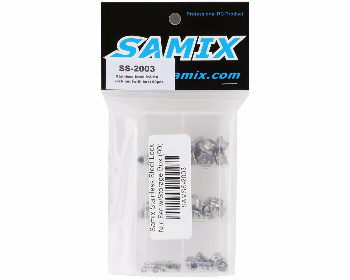 Samix Stainless Steel Lock Nut Set w/Storage Box (90) 2 Samix Stainless Steel Lock Nut Set w/Storage Box (90) - Image 2