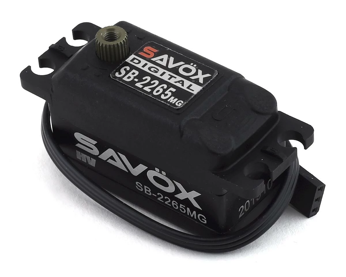 Savox SB-2265MG Black Edition Low Profile Brushless Metal Gear Servo 1 Savox SB-2265MG Black Edition Low Profile Brushless Metal Gear Servo