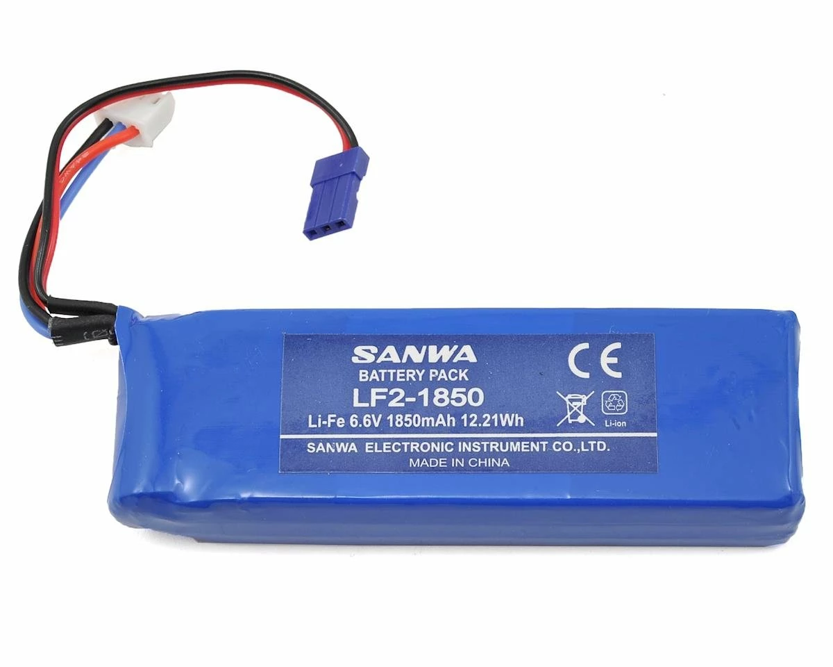 Sanwa/Airtronics LF2-1850 2S LiFe Transmitter Battery (6.6V/1850mAh) (MT4, M12) 1 Sanwa/Airtronics LF2-1850 2S LiFe Transmitter Battery (6.6V/1850mAh) (MT4, M12)