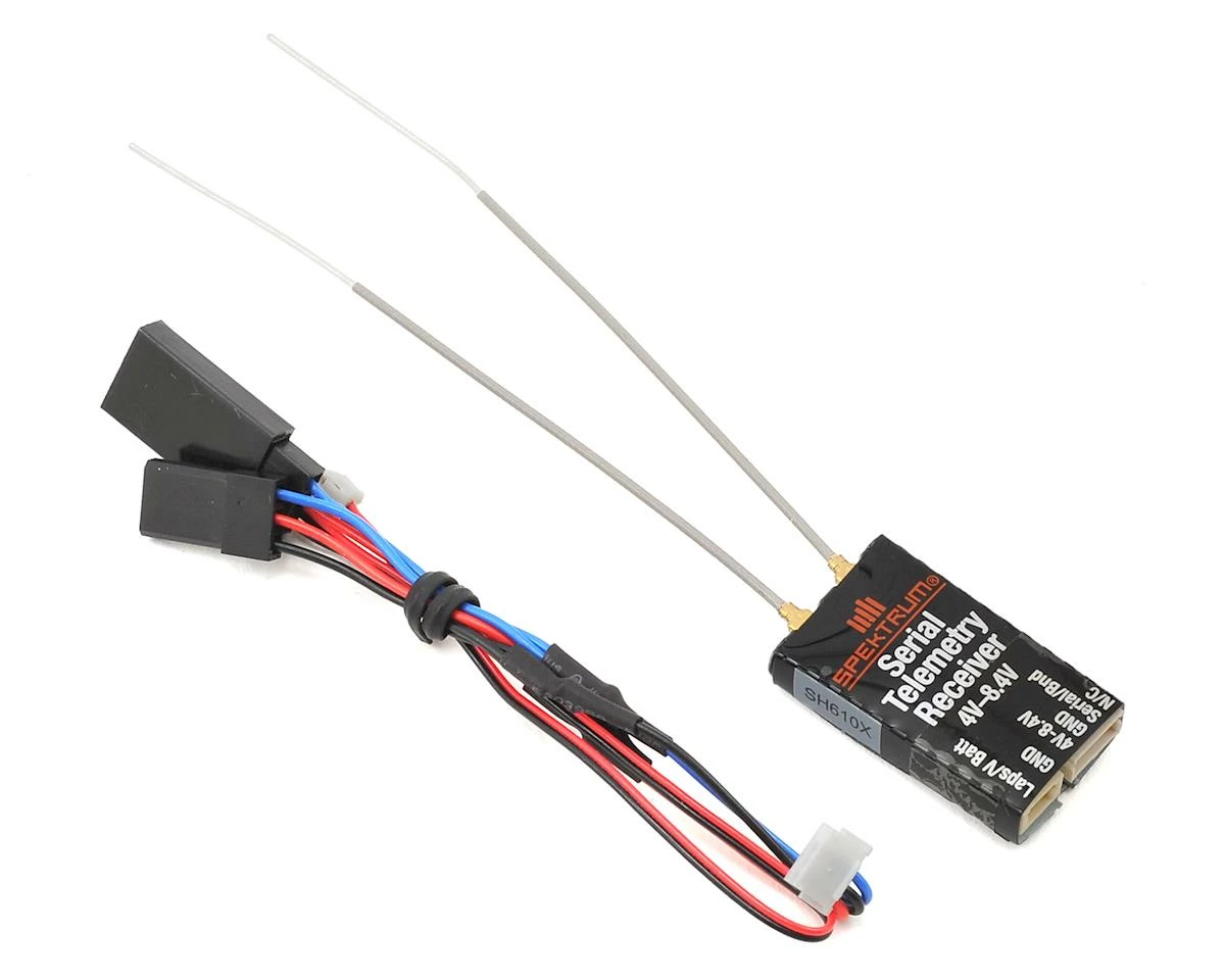 Spektrum RC DSMX Quad Racing Serial Receiver w/Telemetry 1 Spektrum RC DSMX Quad Racing Serial Receiver w/Telemetry
