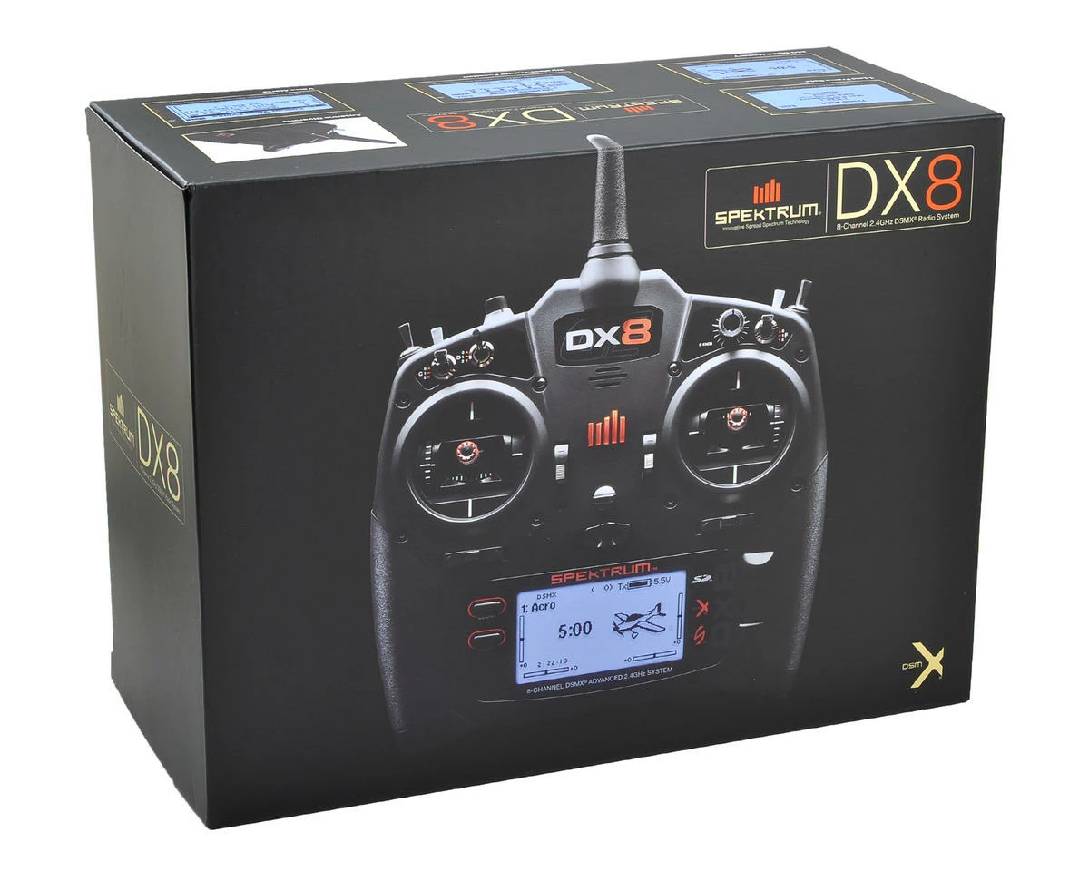Spektrum RC DX8 G2 2.4GHz DSMX 8 Channel Radio System (Transmitter Only) 3 Spektrum RC DX8 G2 2.4GHz DSMX 8 Channel Radio System (Transmitter Only) - Image 3