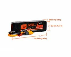 Spektrum RC 6S Smart G2 LiPo 30C Battery Pack (22.2V/3200mAh) w/IC5 Connector 5 Spektrum RC 6S Smart G2 LiPo 30C Battery Pack (22.2V/3200mAh) w/IC5 Connector -Helicopters Sales 2022 spmx326s30 2