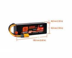 Spektrum RC 4S Smart G2 LiPo 30C Battery Pack w/IC5 Connector (14.8V/5000mAh) -Helicopters Sales 2022 spmx54s30h5 2