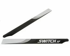Switch Blades 693mm XF Premium Carbon Fiber Rotor Blade Set (Flybarless)