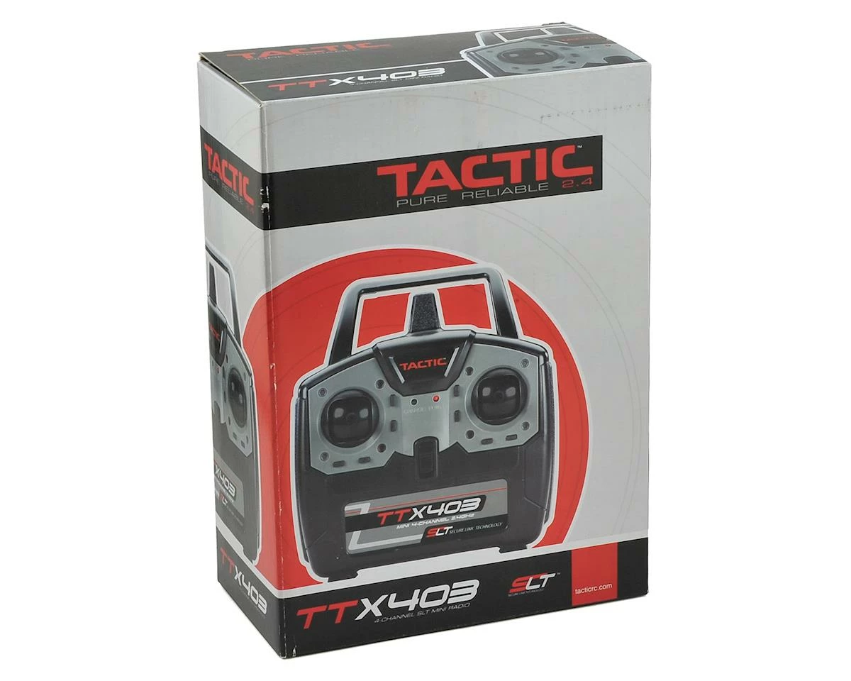 Tactic TTX403 4-Channel 2.4Ghz SLT Mini Aircraft Transmitter (Transmitter Only) 2 Tactic TTX403 4-Channel 2.4Ghz SLT Mini Aircraft Transmitter (Transmitter Only) - Image 2