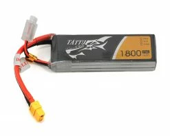 Tattu 3S LiPo Battery 75C (11.1V/1800mAh) (JST-XH) w/XT-60 Connector