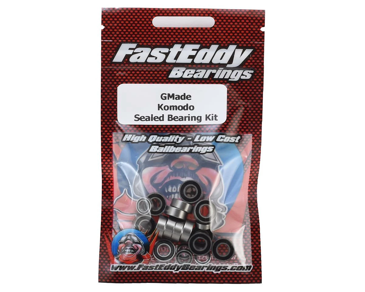 FastEddy GMade Komodo Sealed Bearing Kit 1 FastEddy GMade Komodo Sealed Bearing Kit