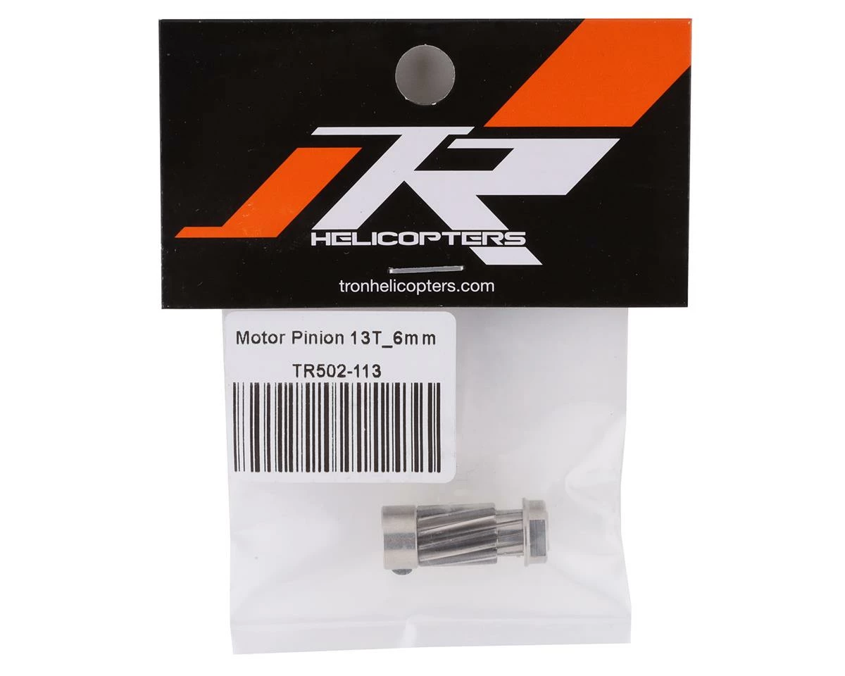 Tron Helicopters 6mm Mod 0.7 Motor Pinion (13T) 2 Tron Helicopters 6mm Mod 0.7 Motor Pinion (13T) - Image 2