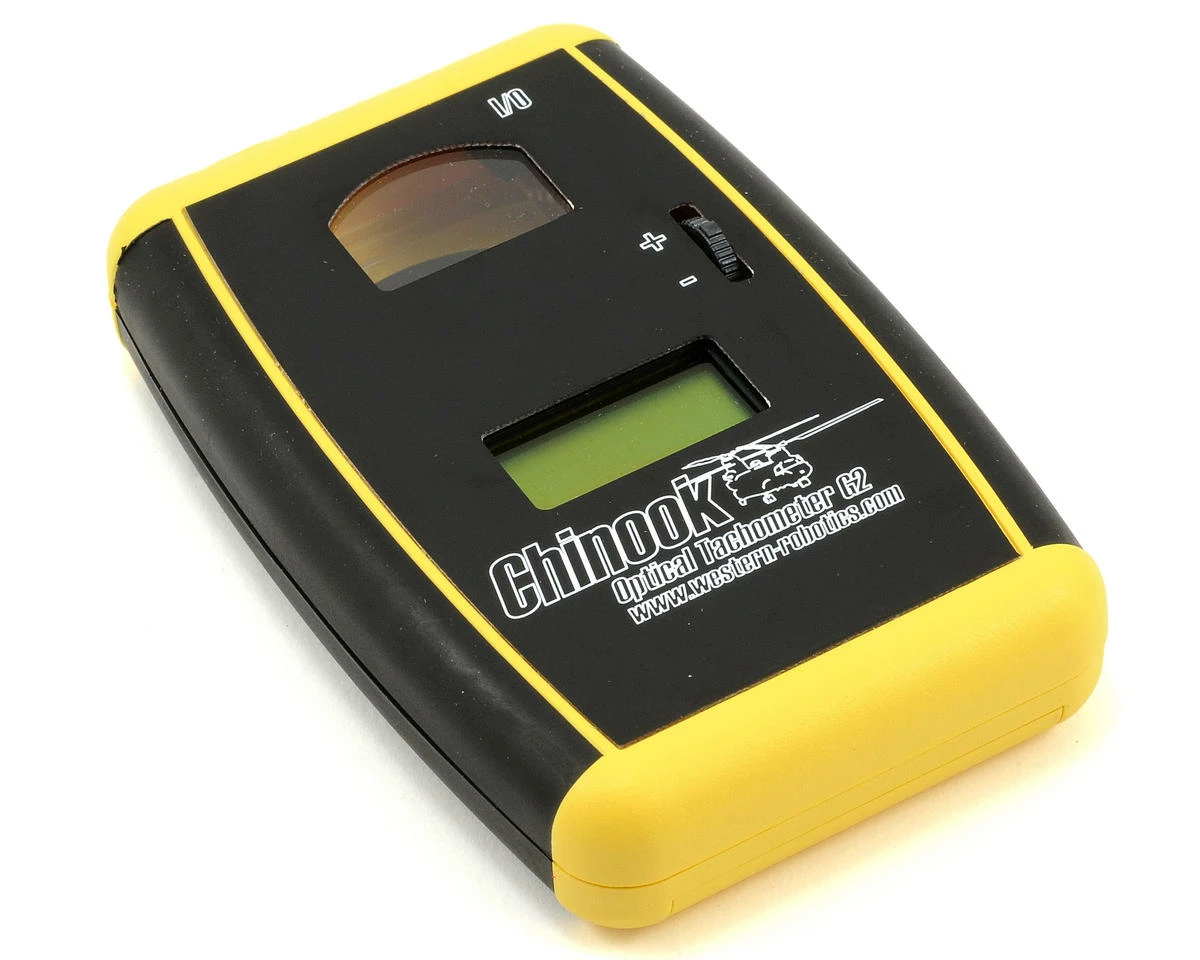 Western Robotics Chinook G2 Elite Optical Tachometer (Yellow) (2-4 Blades) 1 Western Robotics Chinook G2 Elite Optical Tachometer (Yellow) (2-4 Blades)
