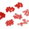 Yeah Racing 3x0.25/0.5/1.5/2/2.5/3mm Flat Washer Set (Red) (70)